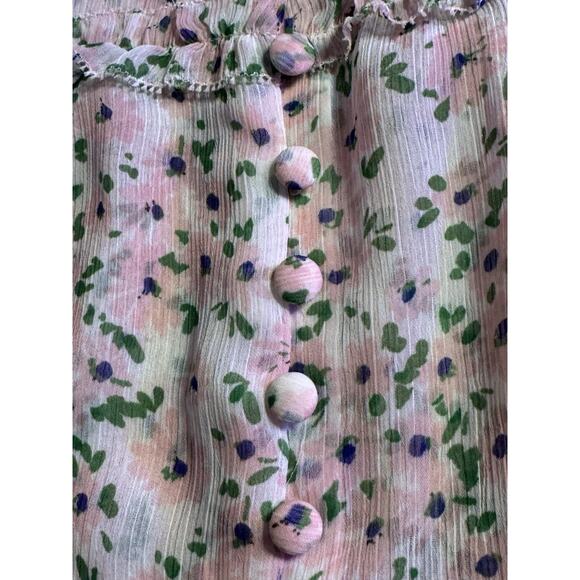 Alice + Olivia Margery | Sheer Ruffle | Boho Prarie | Romantic | Worn Once | L - Picture 8 of 16